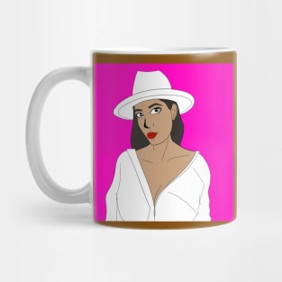 alexa in the panama paradise portrait Mug